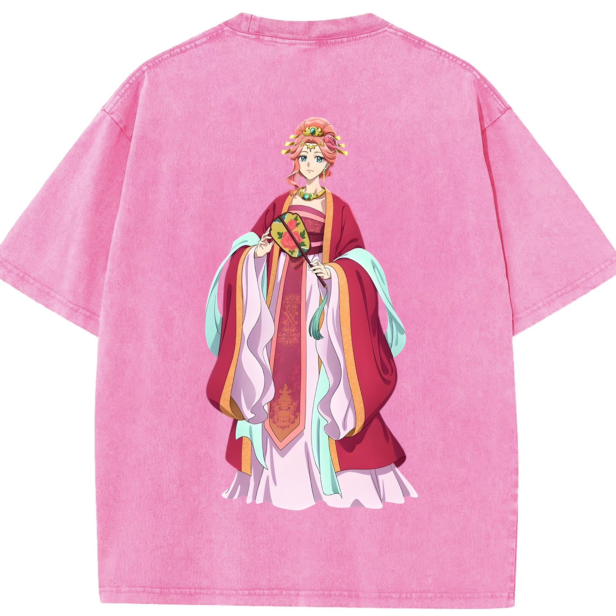 （画像用） 薬屋のひとりごと The Apothecary Diaries 綿100% ヴィンテージ風 半袖Tシャツ（背面プリント）